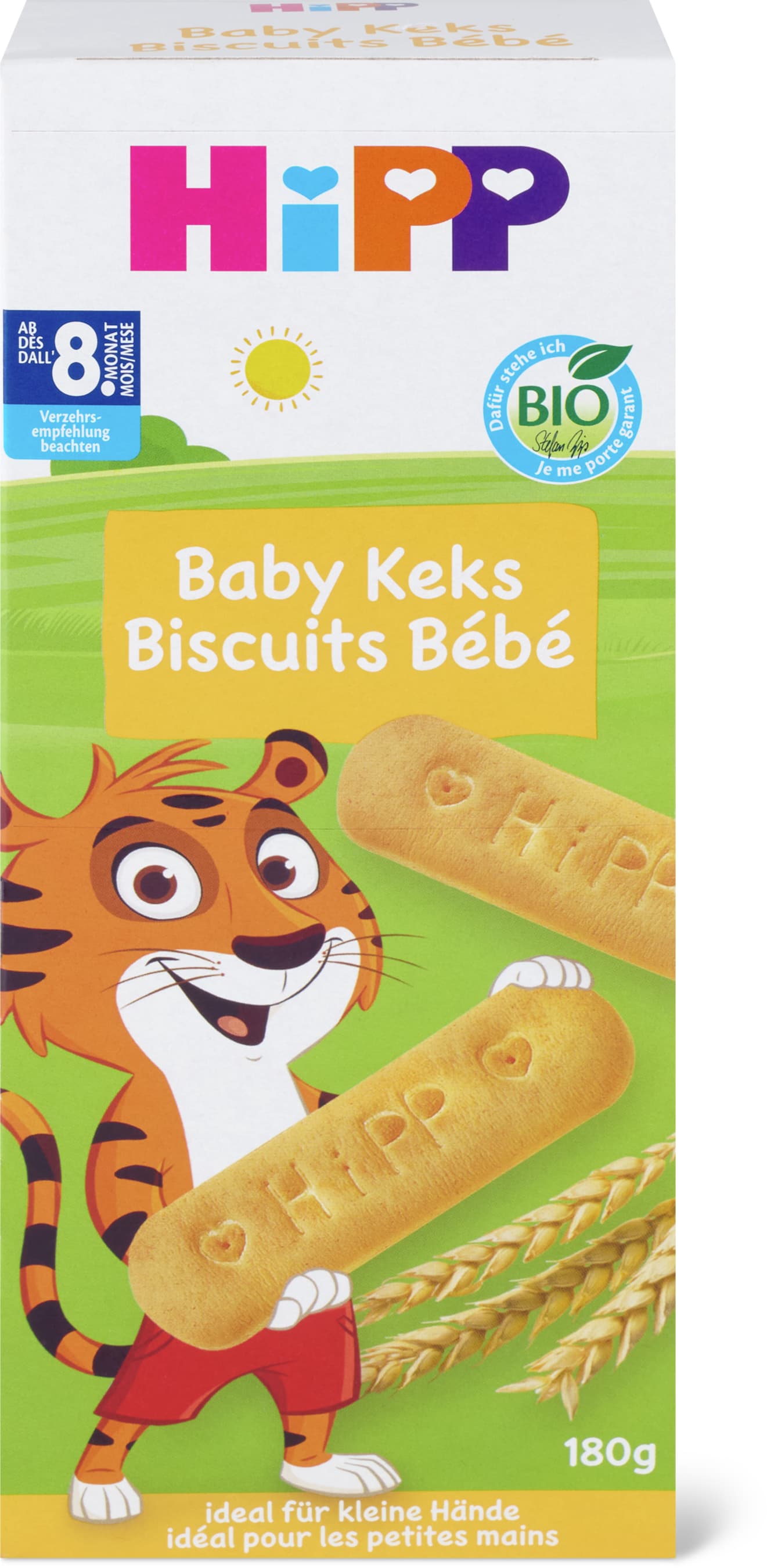 Hipp Biscuit bébé Bio, Dès le 8e mois 180g